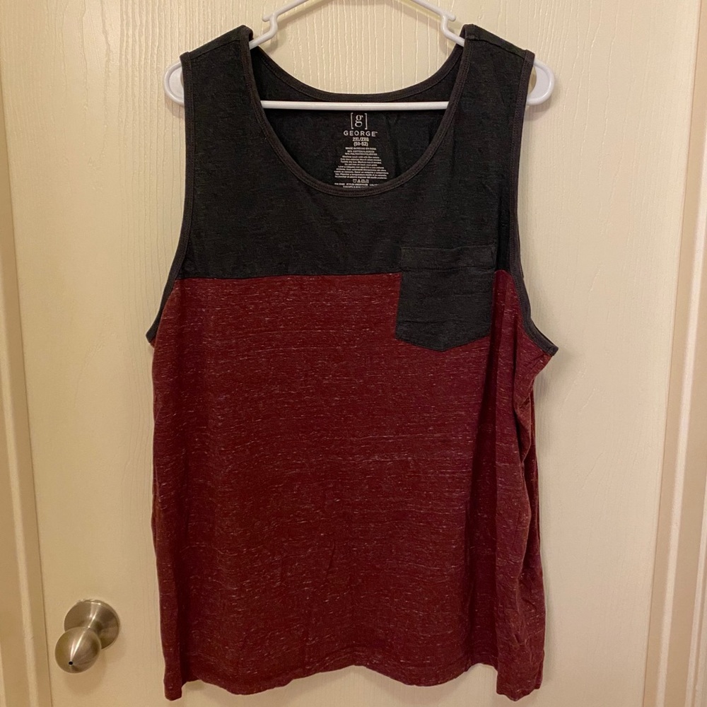 GEORGE red and black Tank
